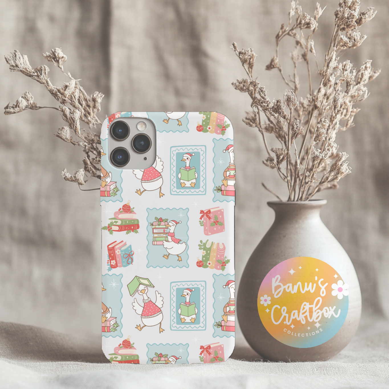 Bookish Christmas 2 in 1 Phonecase