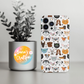 Cute Dog and Cat Phone Case, Pet Lover iPhone Case with Puppy & Kitten Pattern, Aesthetic Animal 2 in 1 Phone Cover, Pet Lovers Collection