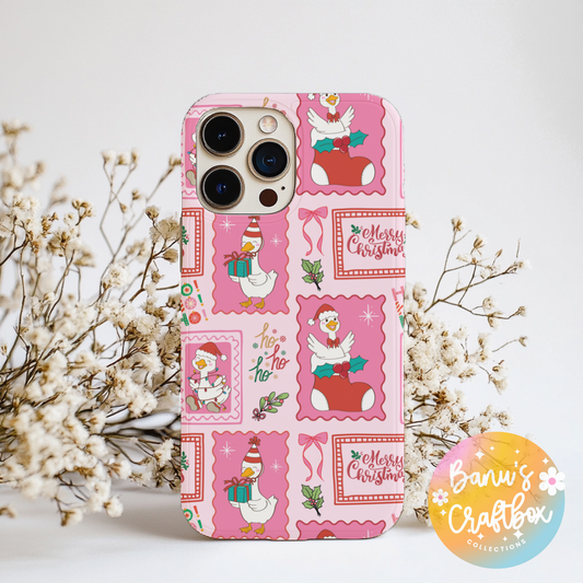 Silly Goose Christmas stocking 2 in 1 Phonecase