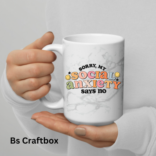 Social Anxiety Mug