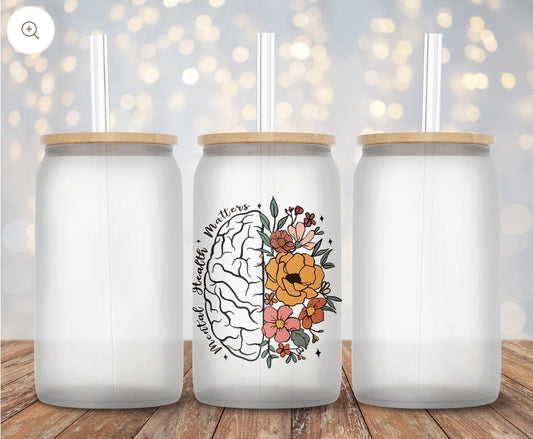 Mental Health Floral Cup