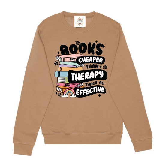 Books cheaper than Therapy Sweatshirt