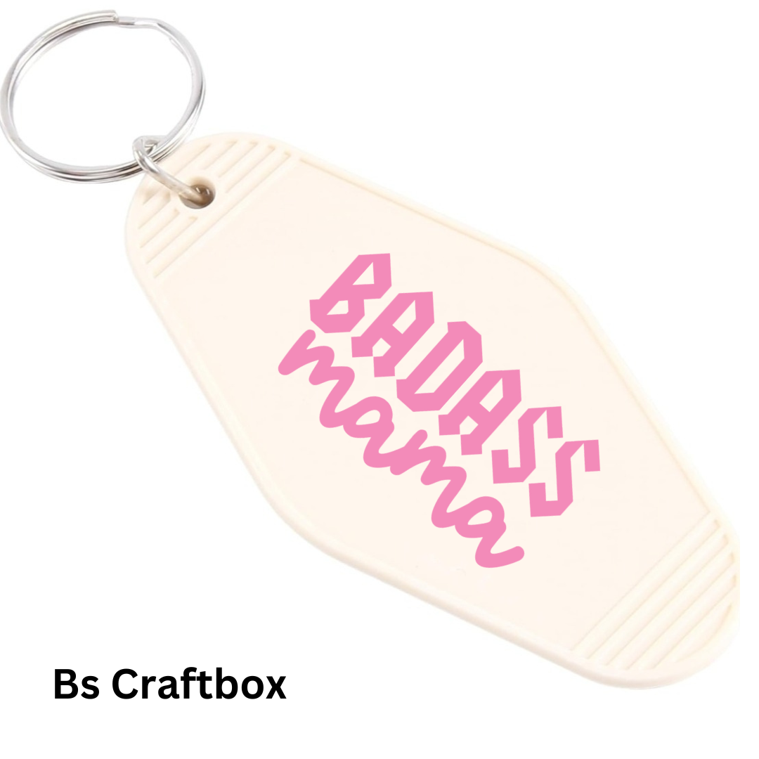 Badass Mama Keychain